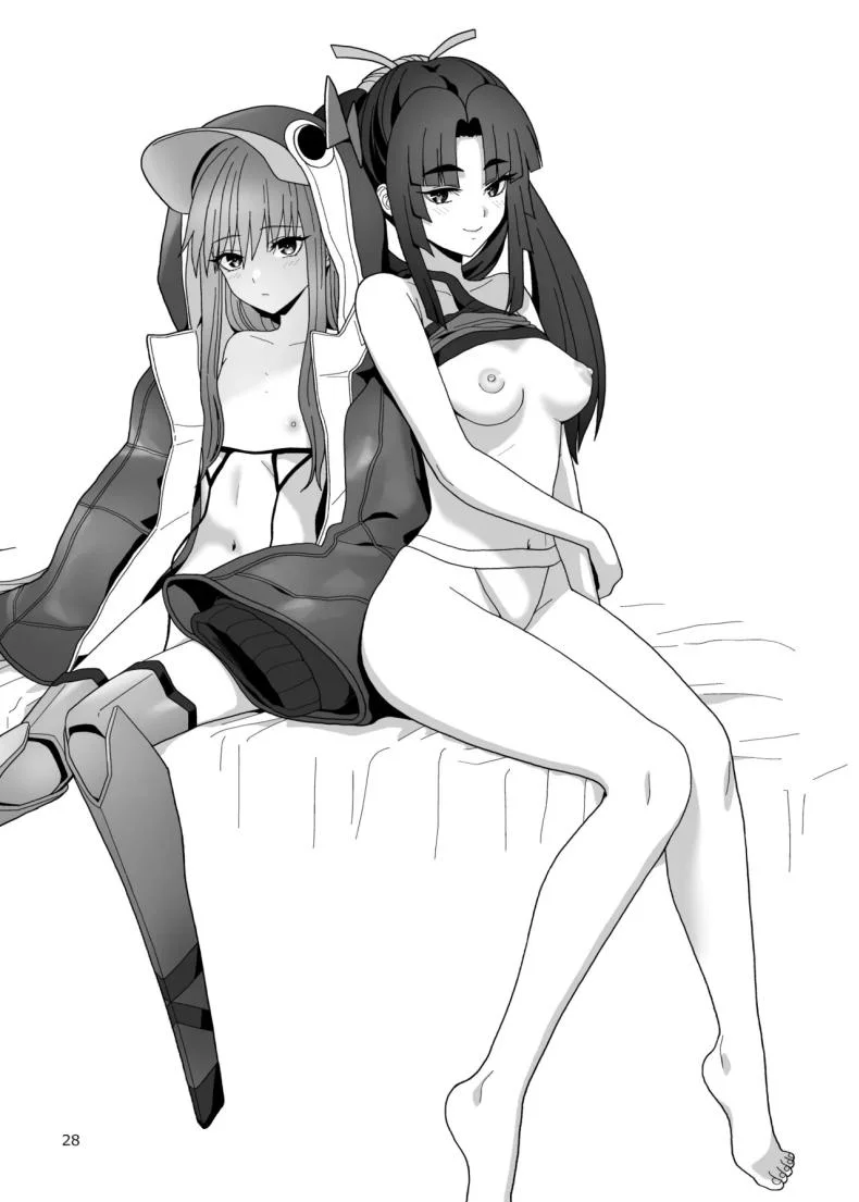ชีวิตที่ได้อยู่กับบริวารที่น่ารักของฉัน  [Tsukinami Days (Kiya Hajime)] Watashi to Itoshii Hito no Ohanashi  My life with my lovely servant(s) (FateGrand Order) หน้า 27