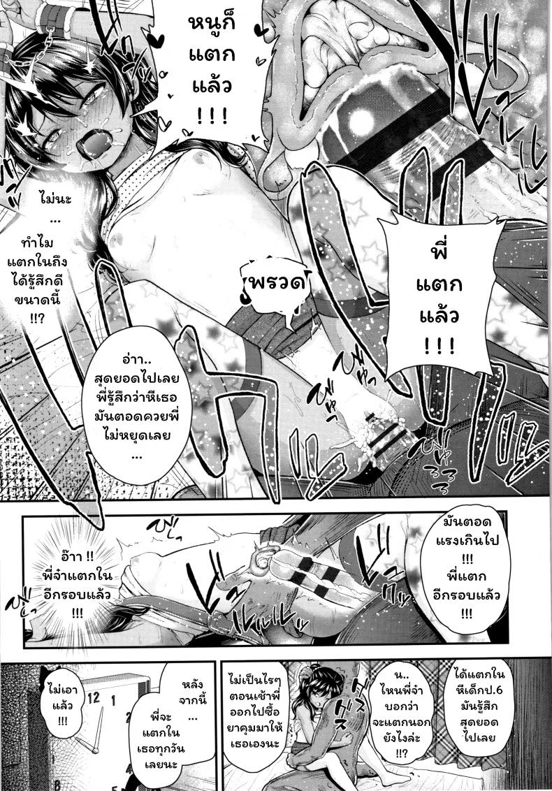 พี่จ๋า บ้าที่สุด [Hikoma Hiroyuki] Onii no Kuse ni (Seichouchuu no Masegaki ni Ai no Shisshin Acme Shidou) หน้า 25