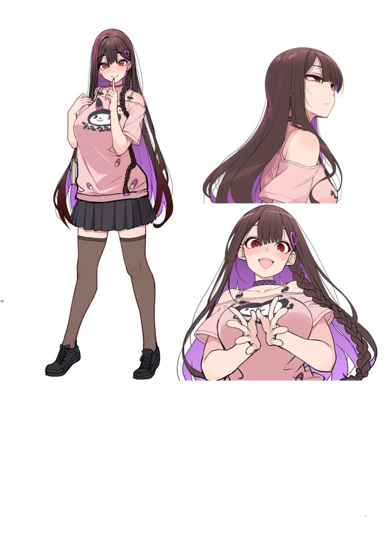 เล่นทั้งเกมเล่นทั้งคน [Kirintei (Kirin Kakeru)] Jiraikei Joshi wa Ie Totsu shite game Shinagara H mo Shitai Landmine Girl Wants to Hang Out at Home Playing Games while also Having Sex หน้า 34