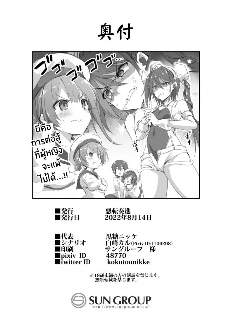 สเเคมพ์จังจู่โจม[Akutensoushin (Kokutou Nikke)] Scamp-Chan wa Nikushokukei Joshi!! (Kantai Collection -KanColle-) หน้า 25