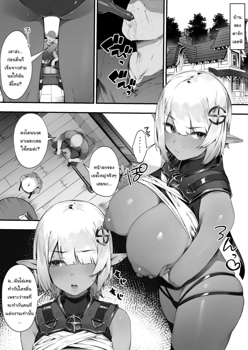 ดาร์กเอลฟ์กับชุดติดคำสาป [Nigiri Usagi] Dark Elf-san to Noroi no Soubi หน้า 15
