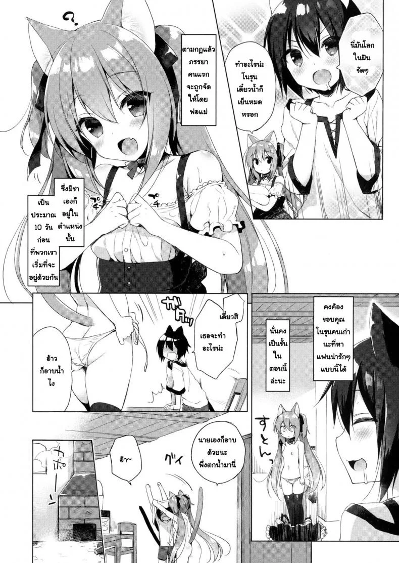 เกิดใหม่ทั้งทีอยู่ในโลกคนหูสัตว์ซะแล้ว (C93) [23.4do (Ichiri)] Boku no Risou no Isekai Seikatsu - My Ideal Life In A Different Worldเกิดใหม่ทั้งทีอยู่ในโลกคนหูสัตว์ซะแล้ว 1 หน้า 7