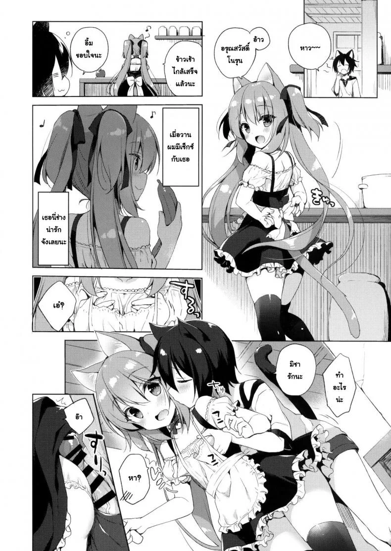 เกิดใหม่ทั้งทีอยู่ในโลกคนหูสัตว์ซะแล้ว (C93) [23.4do (Ichiri)] Boku no Risou no Isekai Seikatsu - My Ideal Life In A Different Worldเกิดใหม่ทั้งทีอยู่ในโลกคนหูสัตว์ซะแล้ว 1 หน้า 23