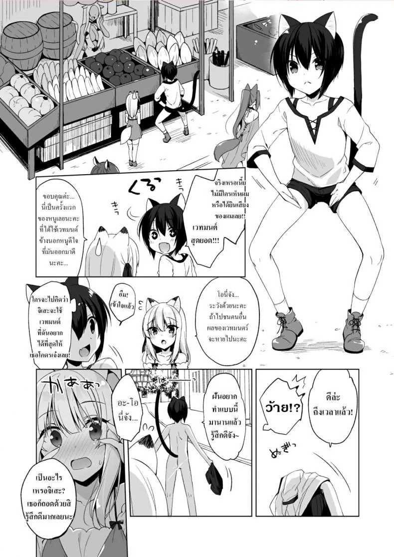 เกิดใหม่ทั้งทีอยู่ในโลกคนหูสัตว์ซะแล้ว (C93) [23.4do (Ichiri)] Boku no Risou no Isekai Seikatsu - My Ideal Life In A Different Worldเกิดใหม่ทั้งทีอยู่ในโลกคนหูสัตว์ซะแล้ว 4 หน้า 4