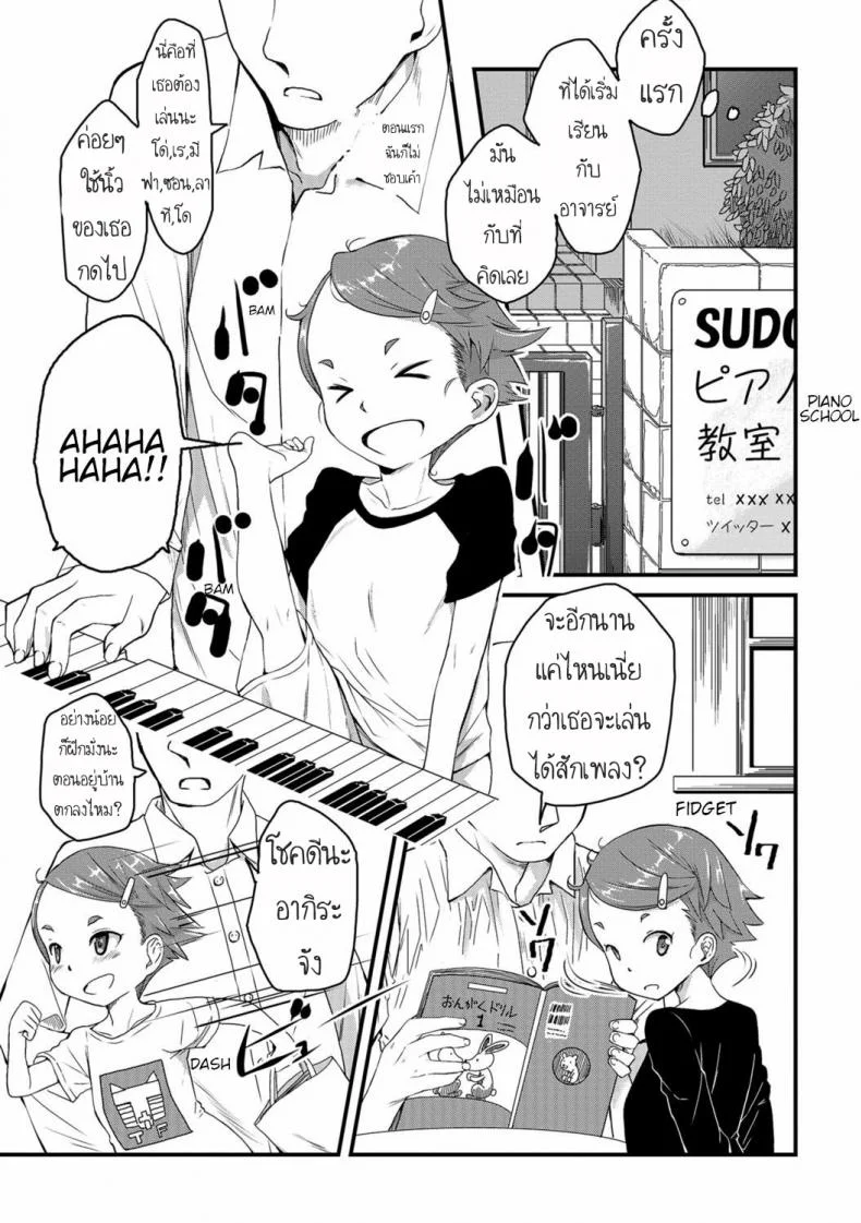 เรียนเปียโนกับอาจารย์ [Sasaki Bullet] Bayer (COMIC Mate Legend Vol. 22 2018-08) หน้า 5