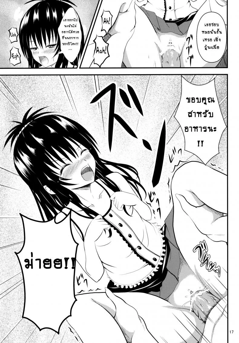 ช้าไปแล้วริโตะคุง (C84) [Orenjiru (Orenchin)] Ore no Mikan ga Netoraremashita (To LOVE-Ru) หน้า 16