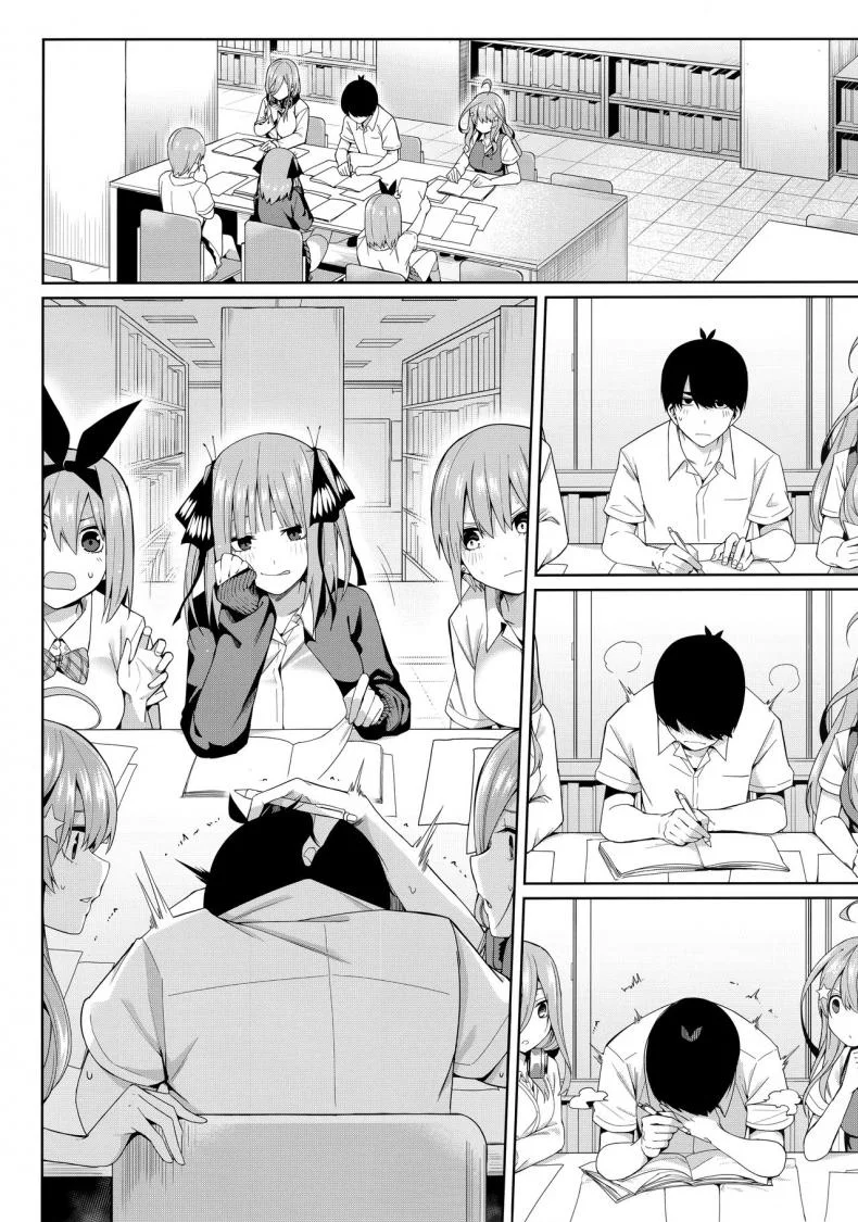 อ่อยนิดอ่อยหน่อย [Bad Mushrooms (Chicke III, 4why)] Nibun no Yuudou , Half Seduction (Gotoubun no Hanayome) หน้า 46