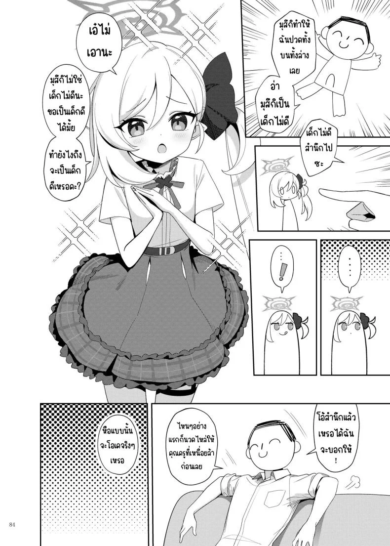 งานฉลองหลังเทศกาล [Kakuzatou (Various)] BluArch Icha Love Ero Goudou _Zetsurin Taisai Kouyasai_ (Blue Archive) หน้า 84