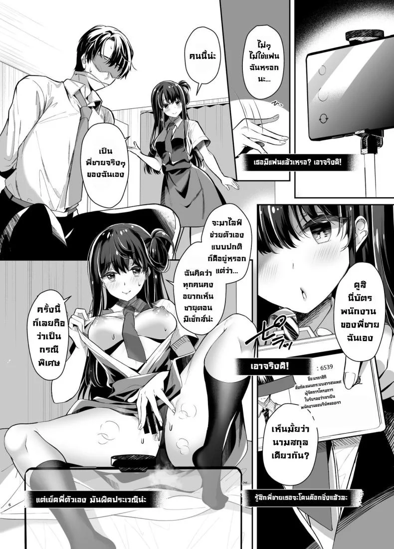ไลฟ์สดเย็ดสดกับแขกรับเชิญ [Junginboshi (Takashina Asahi)] Bitch na Koakuma Sayuki-chan Kinshin Soukan Namahaishin หน้า 6
