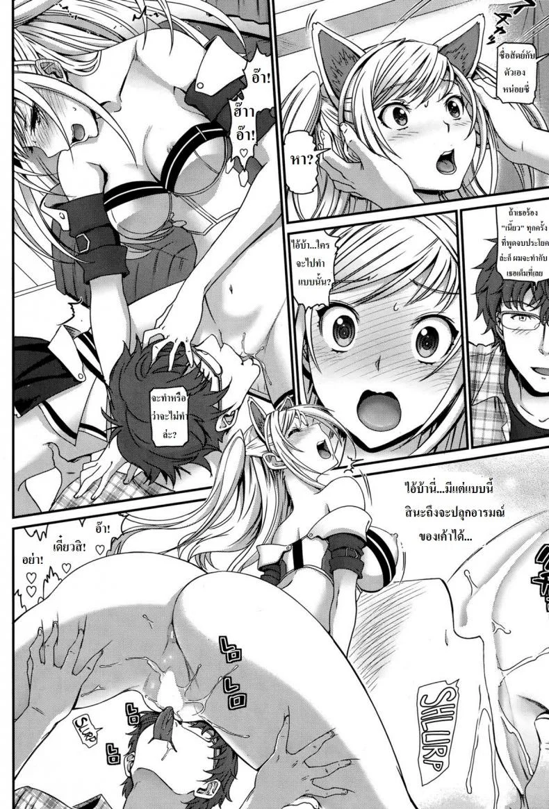 ฉันไม่ยอมร้องเนี๊ยวหรอกนะ [Miyabi] Kanojo ga Nekomimi ni Kigaetara หน้า 10