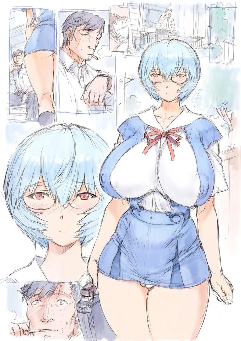 แม้ว่าจะเธอจะผ่านมาแล้วกี่คน [Nakayohi Mogudan (Mogudan)] Ayanami Dai 8-kai Kanojo Hen (Neon Genesis Evangelion) หน้า 34