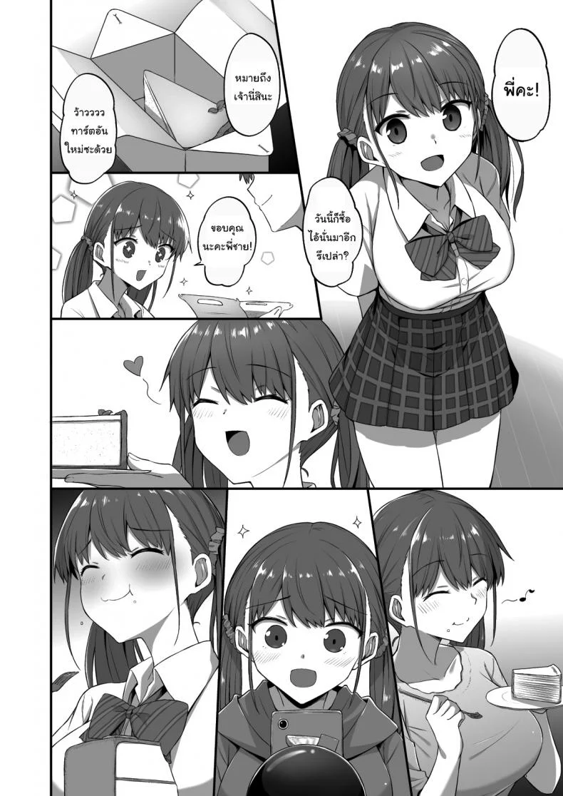 อยากได้อย่างอื่นมากกว่าเค้ก [doushoku (Hino)] Wagamama Imouto Onaho-ka Keikaku _Neru Imouto o Kaihatsu Choukyou_ Bratty Sister Onahole Plan _Developing and Breaking the Sleeping Sister_ หน้า 15