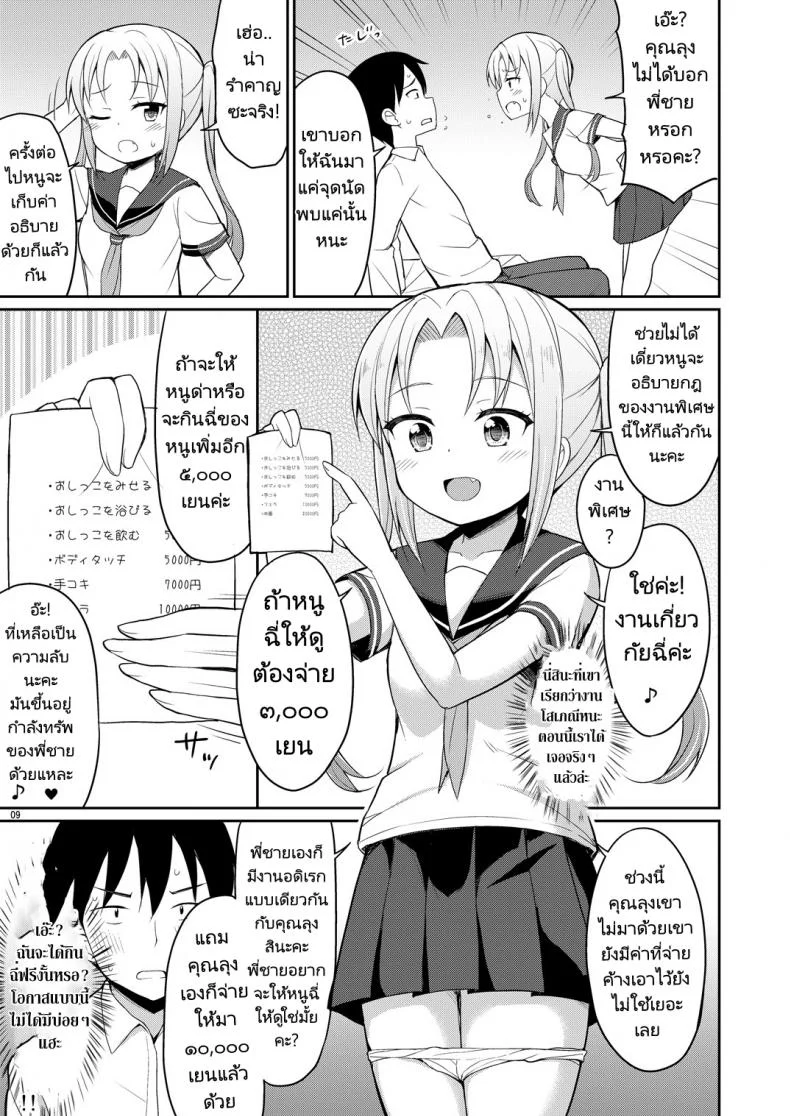 ฉี่ที่ดีคือฉี่เด็กประถม [Asatsuki Dou (Youta)] Hontou ni Atta Oshikko Enkou  Really there was pee compensated dating หน้า 7