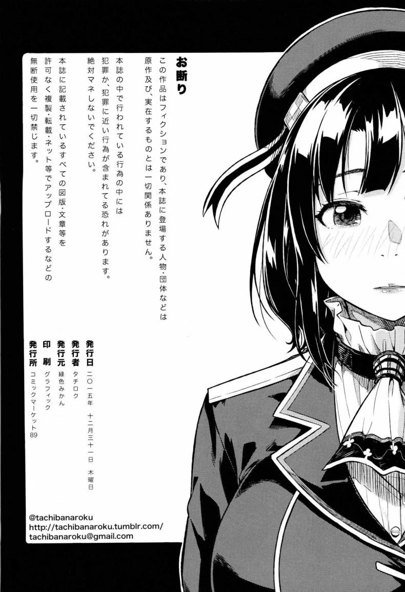 ไม่เข้าใจอารมณ์สาว (C89) [Rokusyoku Mikan (Tachiroku)] Shounen Teitoku ga Otona ni Naru made… | Before the Teenage Admiral becomes an Adult… (Kantai Collection -KanColle-) หน้า 27