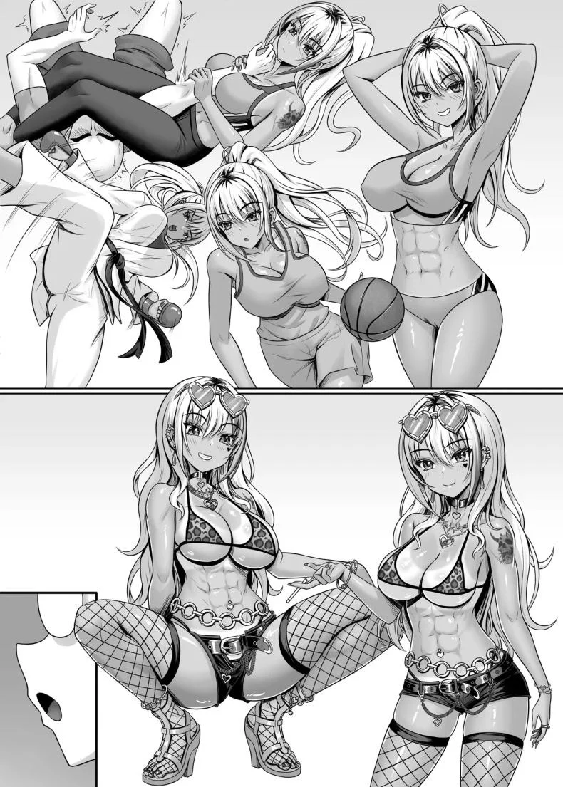 สาวเเกลในห้องผม[Shokushu in the deep sea (Tako Seijin)] Class no Kuro Gal to Pakopako หน้า 46