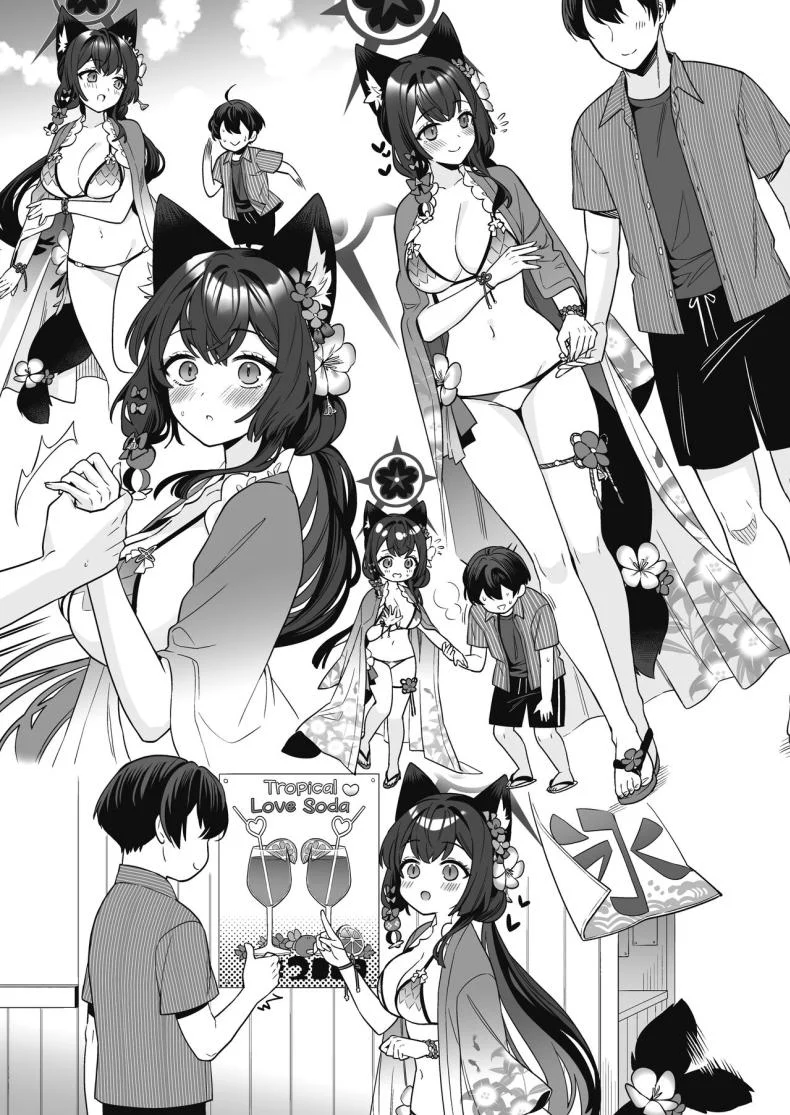 ความรักบริสุทธิ์ของจิ้งจอกสาว (C103) [NOMIYAGUMI (Ichinomiya)] Zyunzyou Renzyou Hatsuzyoukitsune Pure♥ Lovestruck♥ Fox in Heat (Blue Archive)ความรักบริสุทธิ์ของจิ้งจอกสาว  2 หน้า 52