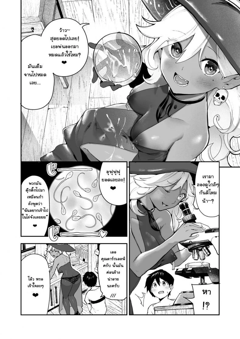 อัญเชิญขยายพันธุ์ [Itsutsuse E (Itsutsuse)] Dark Elf no Ninkatsu Schale | A Dark Elf's Pregnancy Petri Dish หน้า 5