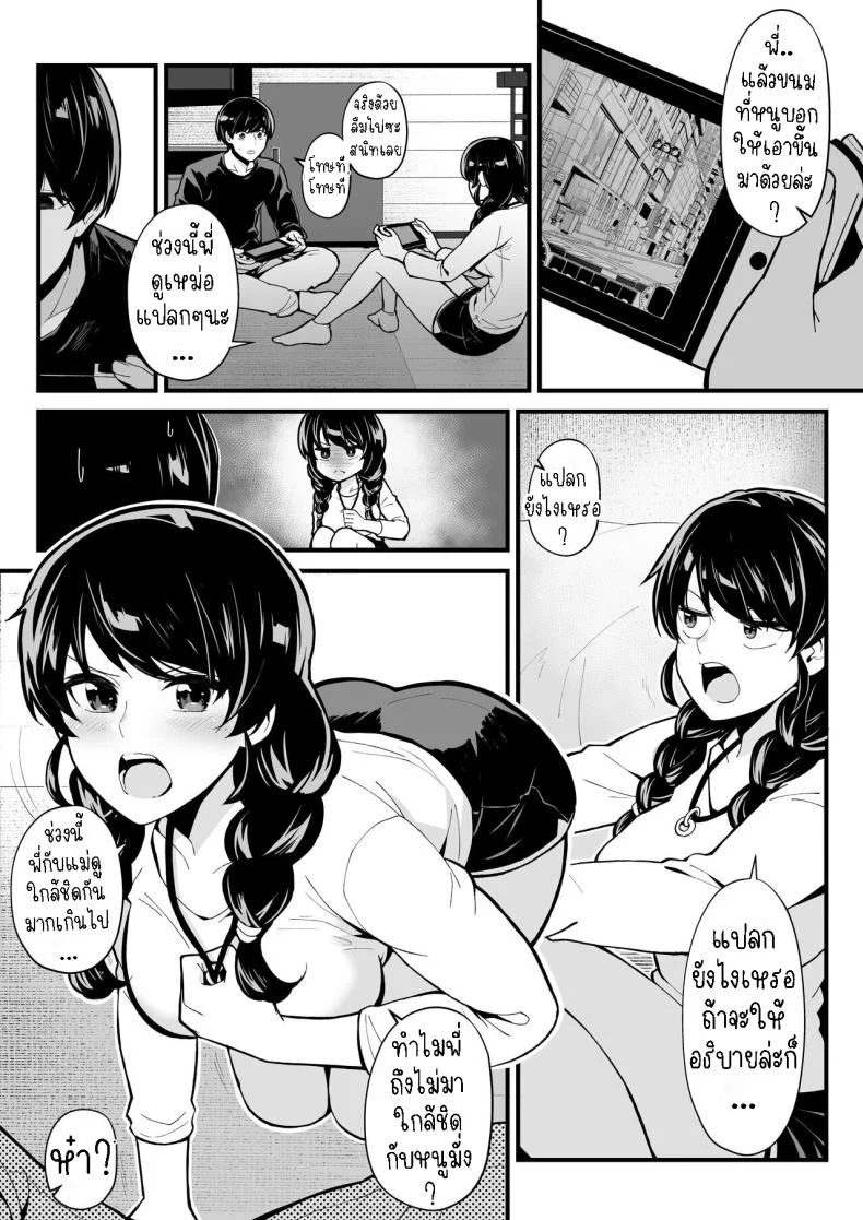 ครอบครัวใหม่ [Toneri Dan (Yoshio Ereki)] Imouto to Game o suru, Soshite Oba to Sex o suru - Playing Games with My Sister and Having Sex with My Aunt หน้า 9