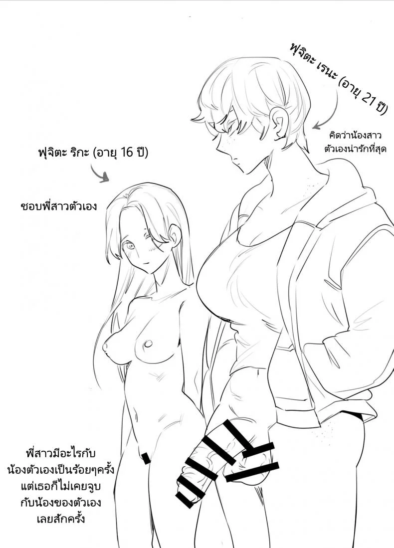 พี่สาวมีควยกับน้องสาวตัวน้อย [Tosha Pink (Chimeda)] Hitorijime - Futanari Ane x Imouto  All Mine - Futa Older Sister x Little Sister หน้า 30