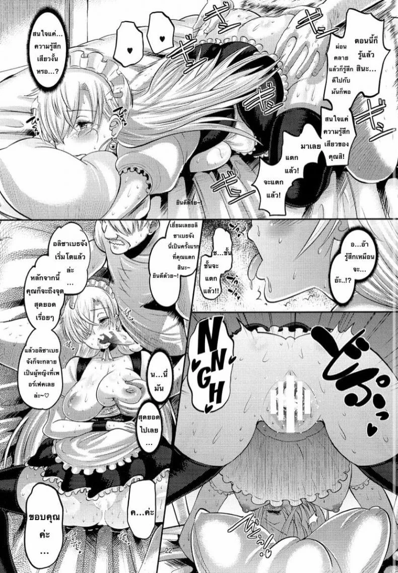 (C87) [AMP (Norakuro Nero)] Damasare Oujo Elizabeth หน้า 21
