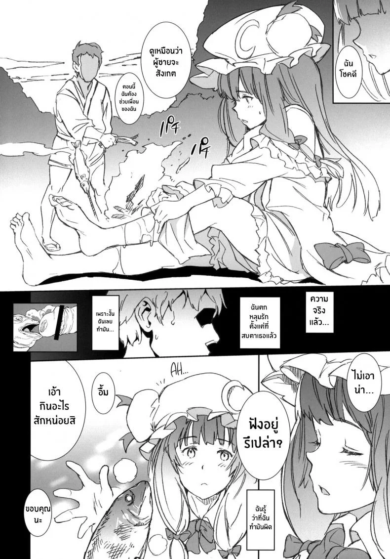 เห็ดเป็นเหตุ(C87) [Egao de Bouryoku (mogg)] Kyoushoujo - Lunatic Girl (Touhou Project) หน้า 11