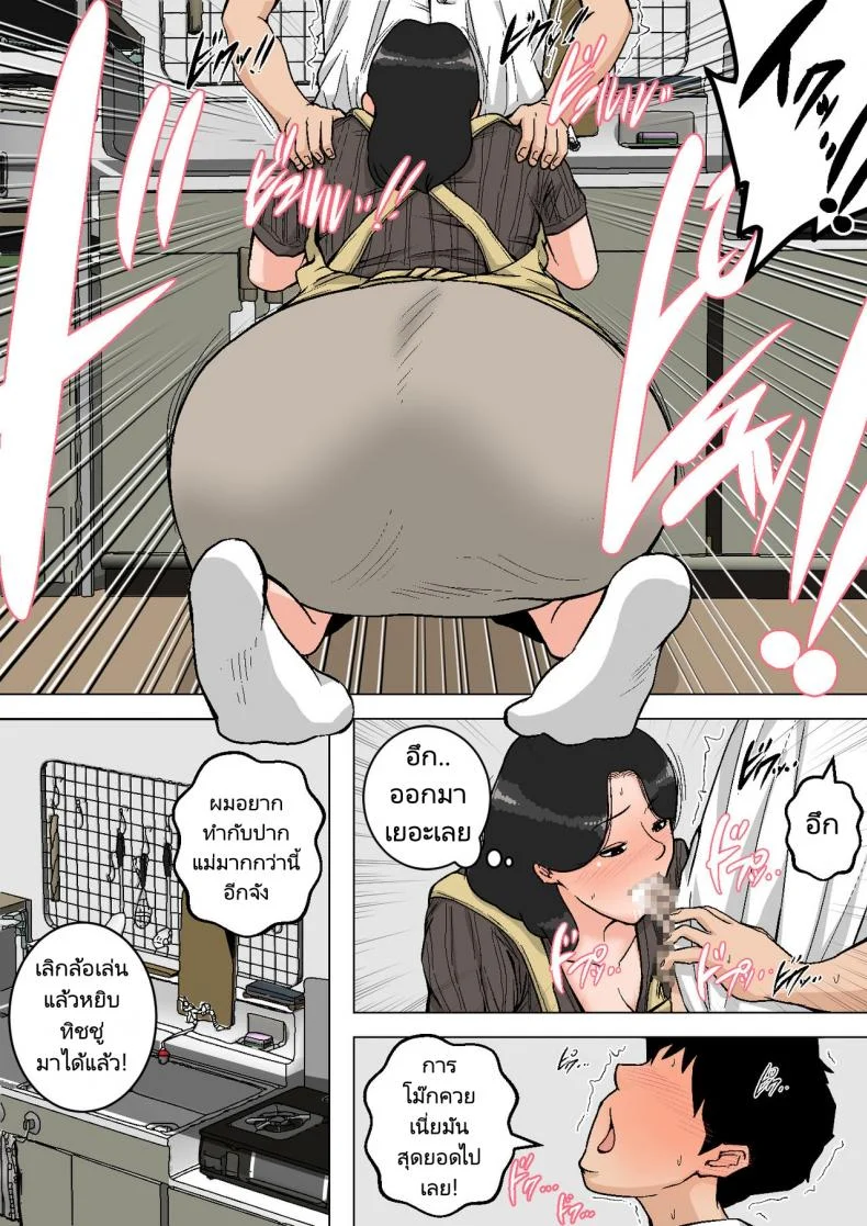 ลูกขี้เงี่ยนกับแม่ก้นนมโต [Natsume Benkei] Shin Nichijou-teki ni Okaa-san ni Dasu Seikatsu! หน้า 21