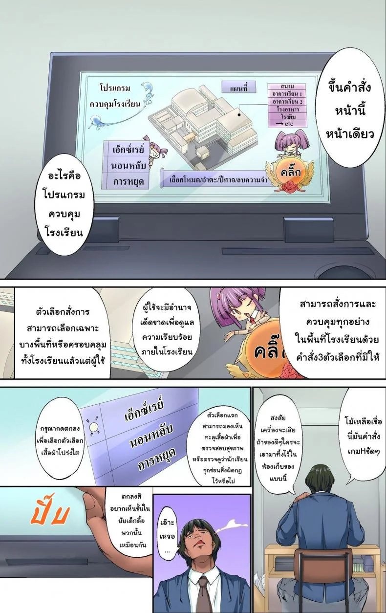 โปรแกรมควบคุมโรงเรียน [NCP (Kuusou)] Mousou Jitsugen Item Toushi, Suimin, Teishi o Jiyuujizai ni Control! หน้า 4