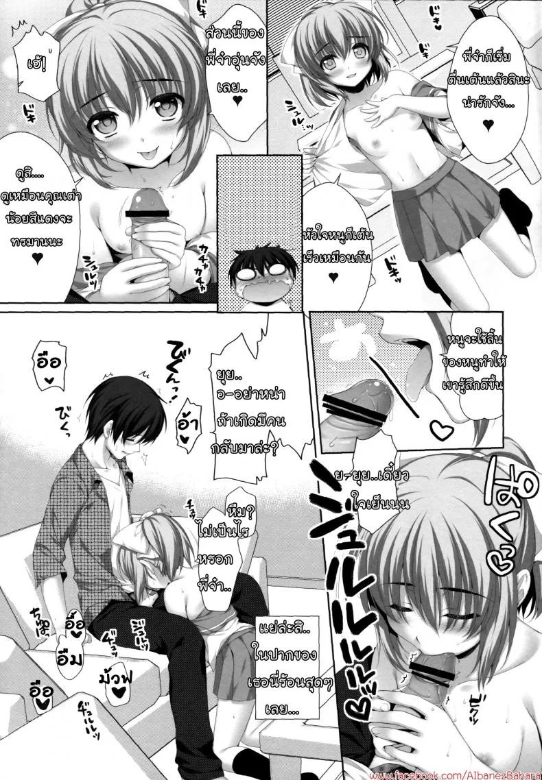 อึ้บแฝดทีละคน [Alpha to Yukaina Nakamatachi (Alpha)] Itoko de Futago no Imouto Takanashi Yui หน้า 9