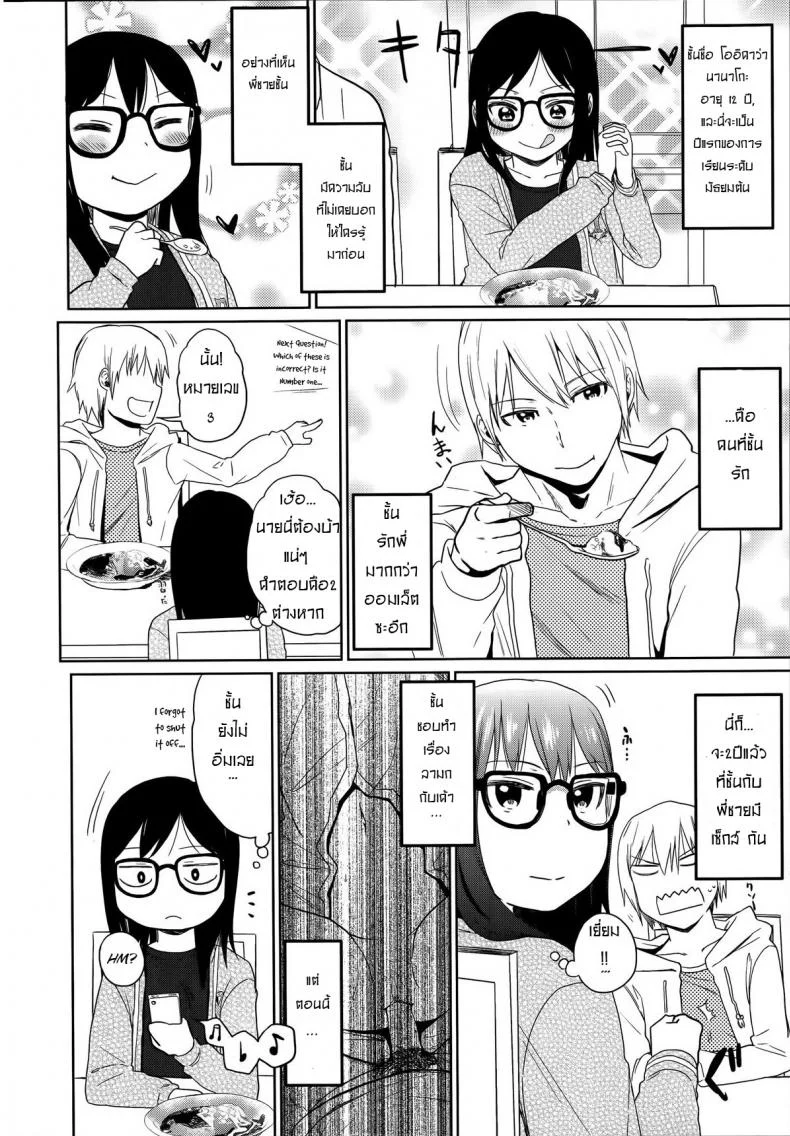 พี่โรคจิต คิดปล้ำน้อง [Arekusa Mahone] Ani ga Korenande (COMIC LO 2014-07) หน้า 4