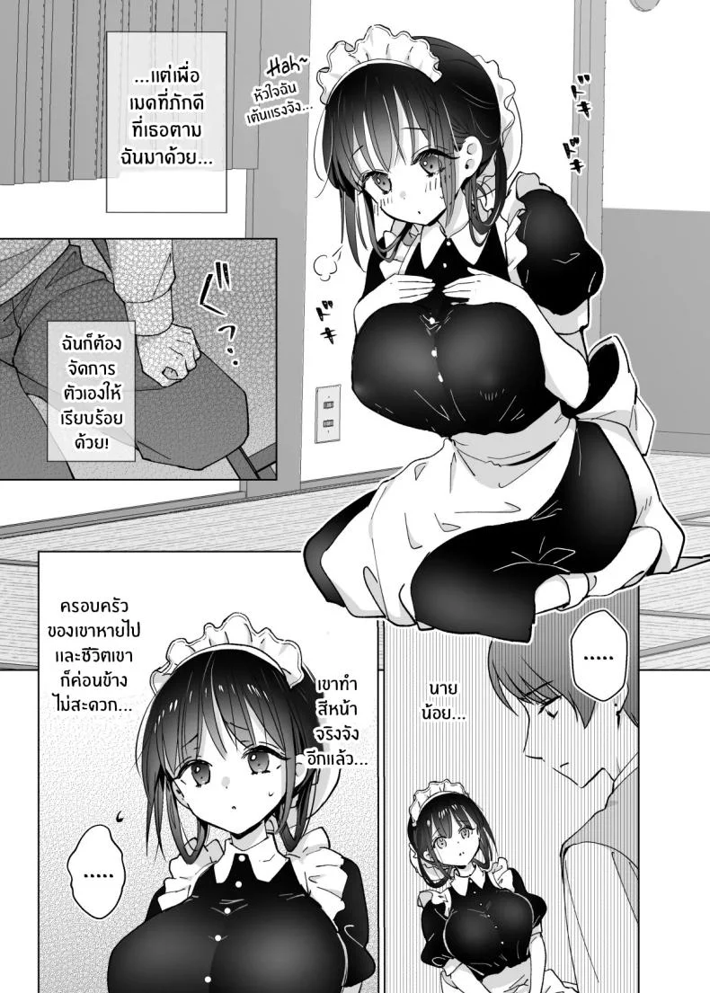 ขออุทิศให้นายน้อย[Bicolor (Kuroshiro Neko)] Maid no Kirina wa Bouchama ni Tsukushitai หน้า 8