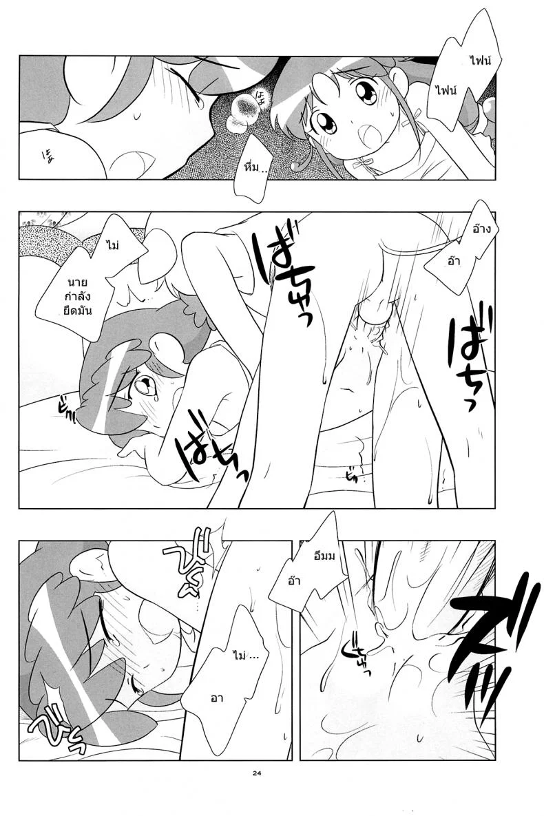 เจ้าหญิงแฝดแห่งแดนมหัศจรรย์ (C68) [Tokuda (Ueda Yuu)] Meramera Dokidoki ☆ Futago to Tio (Fushigiboshi no Futagohime) หน้า 23