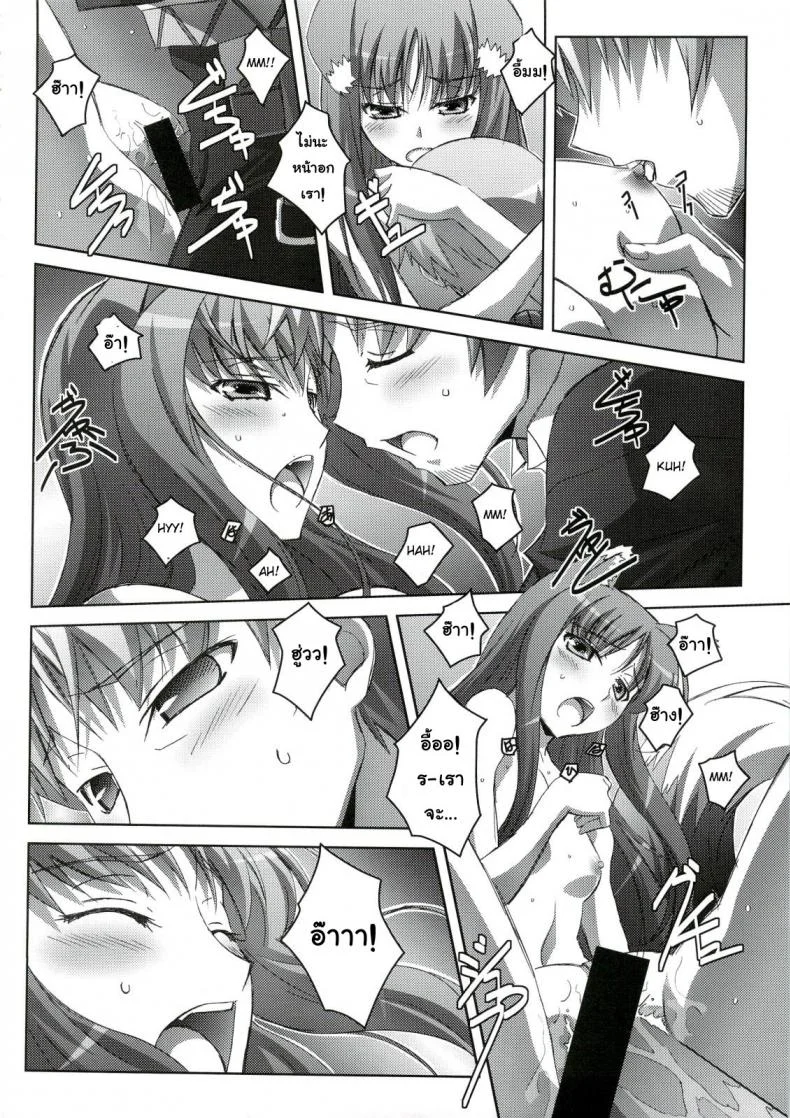 สรรพคุณ เห็ดถั่งเช่า (C74) [Mahirutei (Izumi Mahiru)] Horon Hororon (Ookami to Koushinryou [Spice and Wolf]) หน้า 23