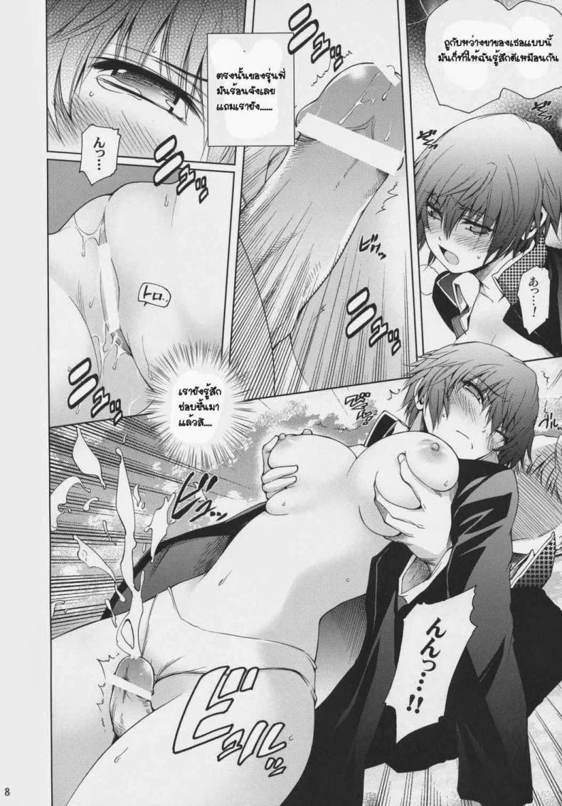 ขอกินเธอได้ไหมละ (C75) [OMEGA 2-D (Hibino Tomoki, Shima Seiryuu)] Everyday Young Life Eros (Persona 4) หน้า 7