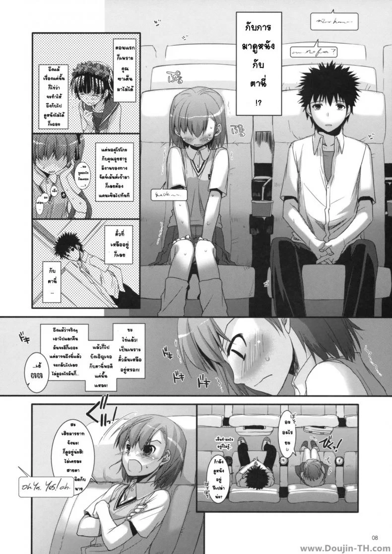 ครั้งแรกในวันเดทแรก (C77) [Digital Lover (Nakajima Yuka)] D.L. action 50 (Toaru Majutsu no Index) หน้า 7