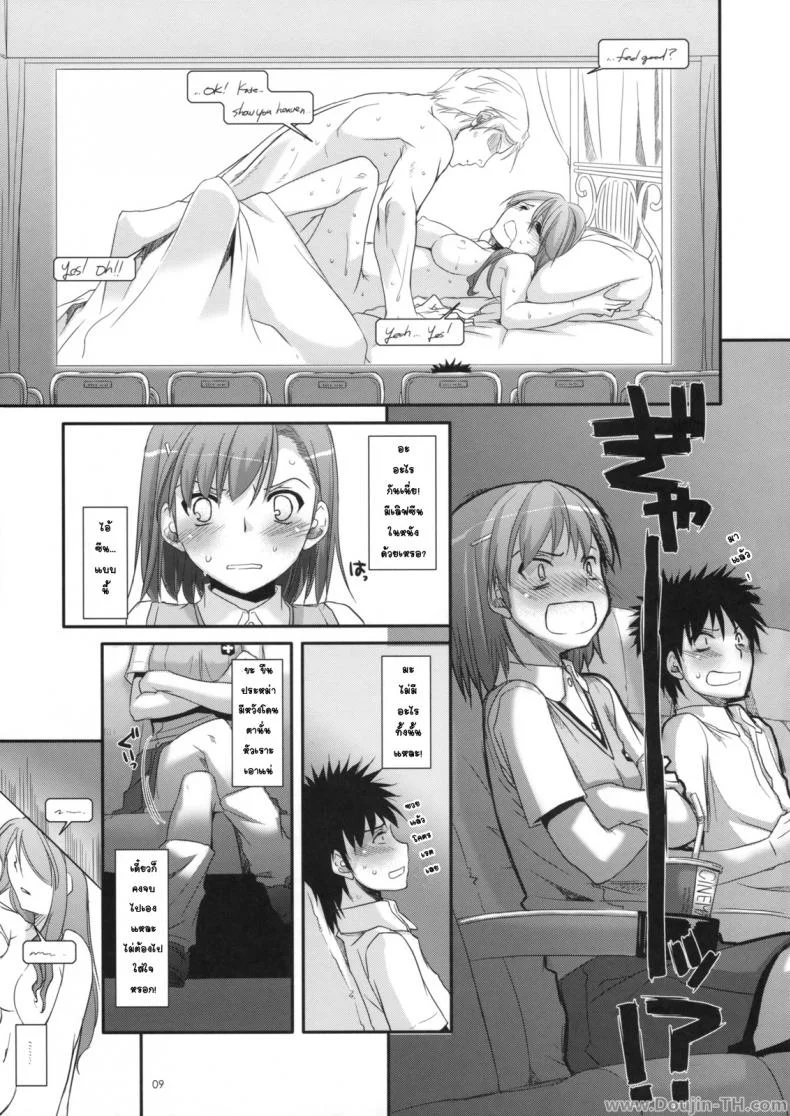 ครั้งแรกในวันเดทแรก (C77) [Digital Lover (Nakajima Yuka)] D.L. action 50 (Toaru Majutsu no Index) หน้า 8