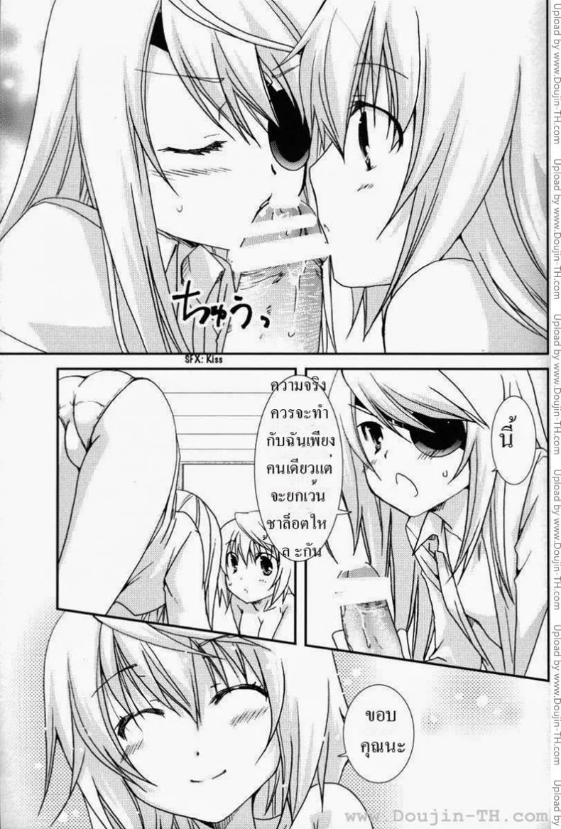 ลอร่าและชาล็อต (C78) [CHAGASHI SAIBAN (Yamabuki Mook)] Koneko de Issho (IS <Infinite Stratos>) หน้า 14