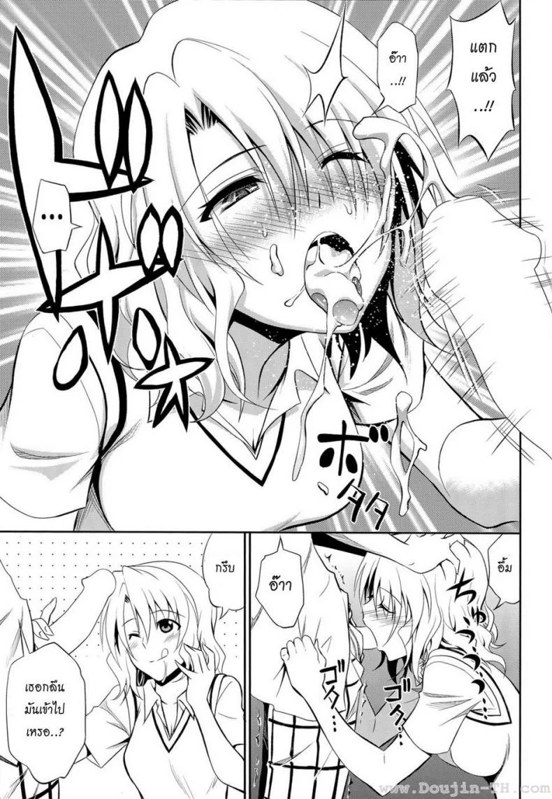 กำลังเงี่ยน (C85) [Hibi Rakuraku (Aoki Kanji)] Momioka no Renjou (To Love ru) หน้า 11