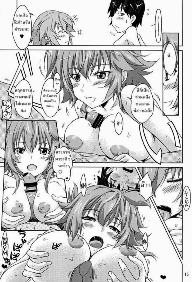 พี่น้องท้องชนกัน (C85) [Obsidian Order (Shoda Norihiro)] Natsuiro Tansei | Summer Sky (IS <Infinite Stratos>) หน้า 15