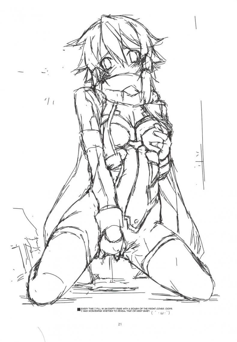 เริ่มจากจับ แล้วขยับลงล่าง (C88) [Angyadow (Shikei)] Crack (Sword Art Online) หน้า 21
