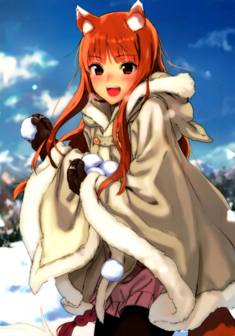 ไม่ได้เหนื่อยเพราะงาน (C89) [Ajisaidenden (Kawakami Rokkaku, Takanashi Rei)] Wacchi to Nyohhira Bon FULL COLOR (Spice and Wolf) หน้า 18