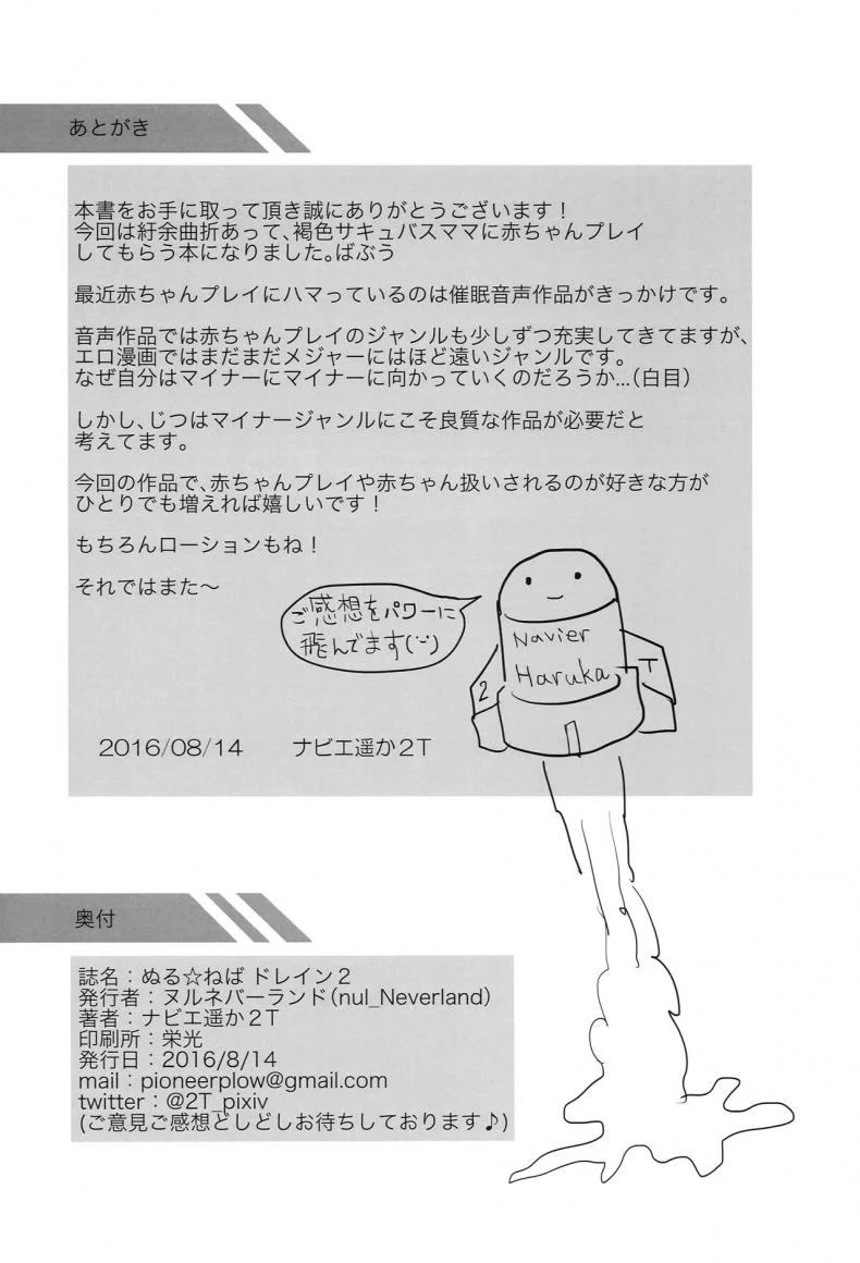 ไม่ดูดเลือด ชอบดูดน้ำ (C90) [nul Neverland (Navier Haruka 2T)] Nuru Never Drain 2 หน้า 21