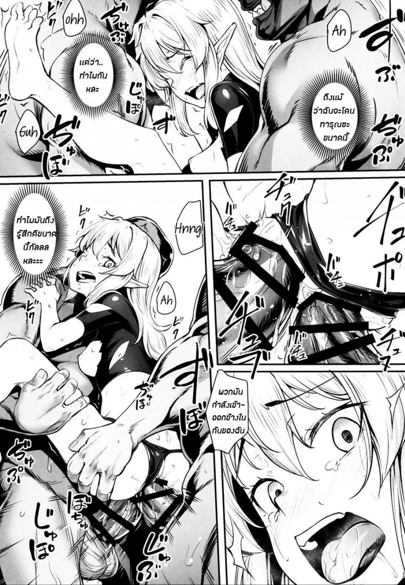 ทาสออร์ค สุขจนตาย (COMIC1☆13) [Area14 (Kasei)] Orc ni Torawareta Elf wa หน้า 19