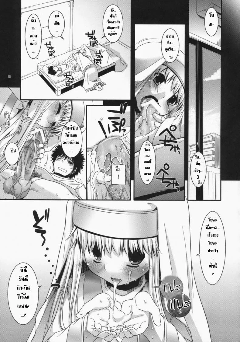 ไล่ปล้ำสาวๆ ทีละคน (COMIC1☆3) [Digital Lover (Nakajima Yuka)] D.L. Action 47 (Toaru Majutsu no Index) หน้า 14