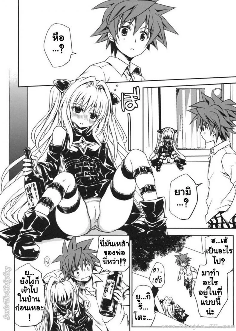หนังสือลามก (COMIC13) [Takumi na Muchi] Yami Asobi (ToLove-ru) หน้า 19