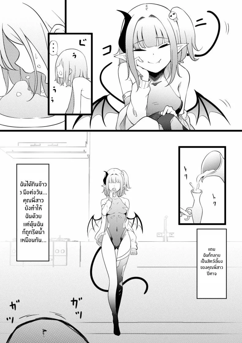 อยู่ๆผมก็เป็นสัตว์เลี้ยงของคุณพี่สาวปีศาจ[Permission (Zandoro)] Succubus Breeder ~ Kotoba no Tsuujinai Tensei Sekai de Succubus ni Kawareru Boku no Ohanashi หน้า 12