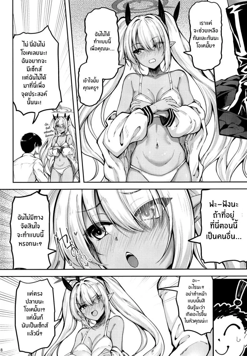 ห้องเชือดอิโอริ[Mugen@WORKS (Akiduki Akina) Iori to ×× Shinai to Derenai Heya The Room You Can Only Leave If You Fuck Iori! (Blue Archive) หน้า 6