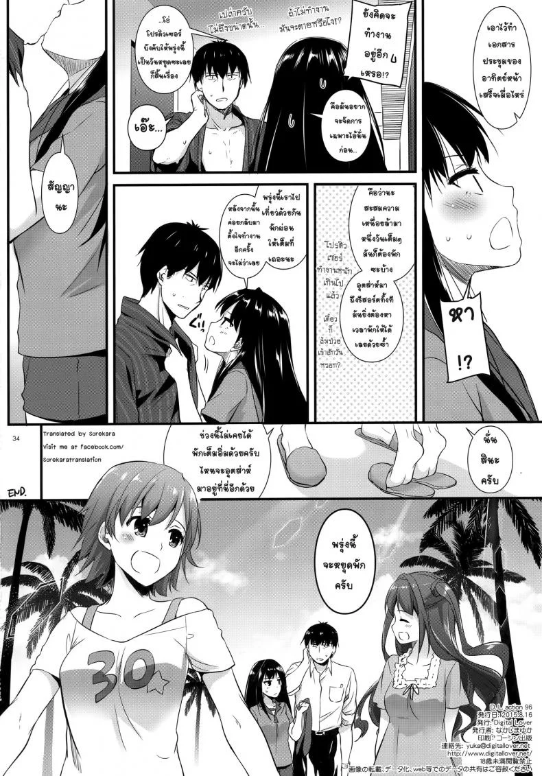 ทำแบบนี้หายเหนื่อยเลย [Digital Lover (Nakajima Yuka)] D.L. action 96 หน้า 33