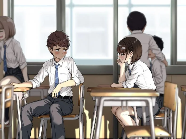 ยัยนั่นที่นั่งอยู่ข้างหลัง [Aoi Dennou (Aoi Tiduru)] Ushiro no Seki no Aitsu หน้า 125
