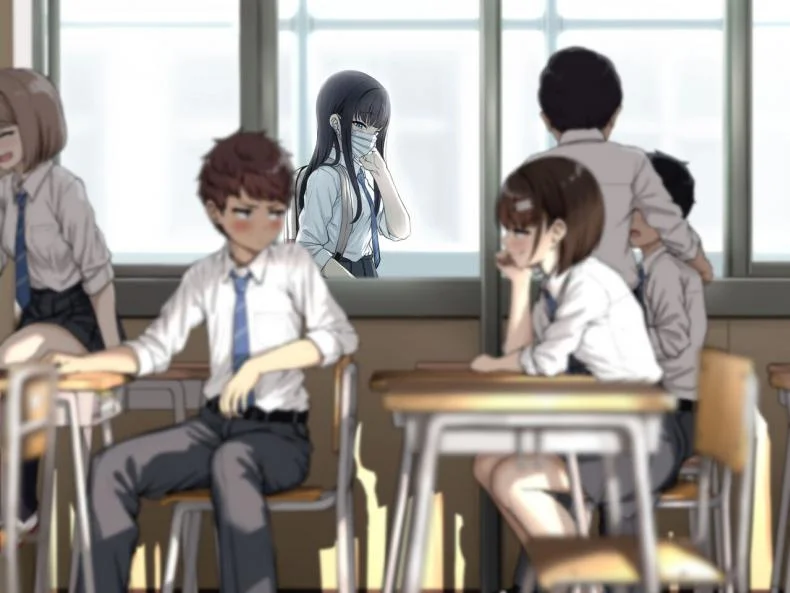 ยัยนั่นที่นั่งอยู่ข้างหลัง [Aoi Dennou (Aoi Tiduru)] Ushiro no Seki no Aitsu หน้า 126