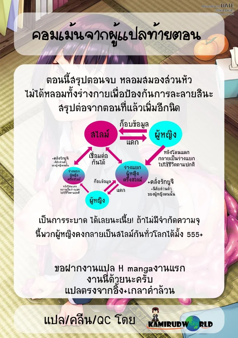 ใช้ชีวิตด้วยกันกับสไลม์ [DATE] Doukyo Suru Neneki - Slime living togetherEP 06 หน้า 18